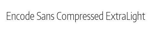 Ice Sans Compressed