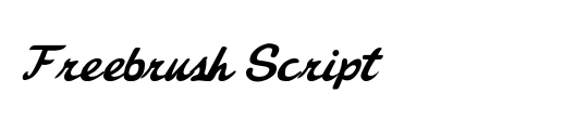 Freebrush Script