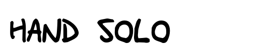 Han Solo Italic