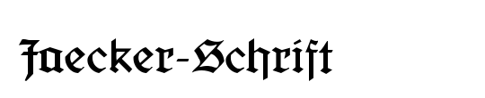 Koch Fette Deutsche Schrift UNZ1A