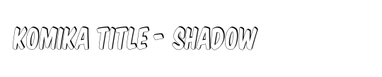 Komika Title - Shadow