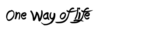 life is font