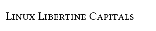 Linux Libertine Capitals