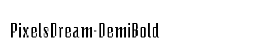 PixelsDream-DemiBold