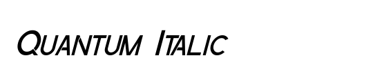 Quantum of Malice Italic