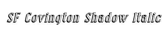 Xcelsion Shadow Italic