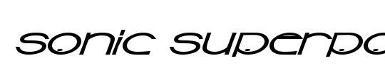 Sonic Mega Font