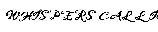 WHISPERS CALLIGRAPHY_DEMO_sinuous_BOLD