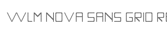 WLM Grid Font Bold