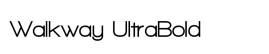 Walkway Oblique UltraBold
