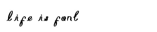 My Font 4
