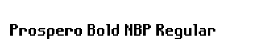 Prospero Bold NBP