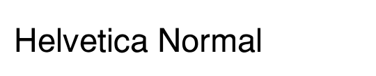 Helvetica-Normal