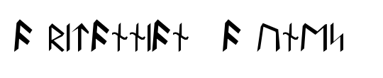 AngloSaxon Runes