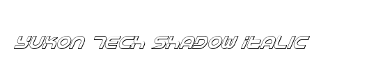 Yahren Shadow Italic