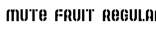Mute Fruit Regular