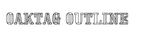 Oaktag Outline