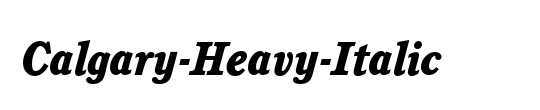 Calgary-Heavy