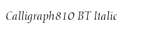 Calligraph810 BT