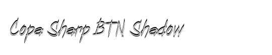 Copa Sharp BTN Shadow