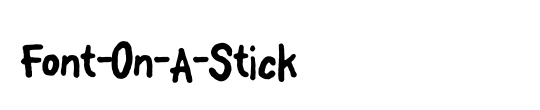 Sucker Font