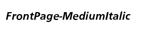 MeganoLF-MediumItalic