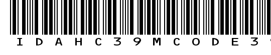barcode font