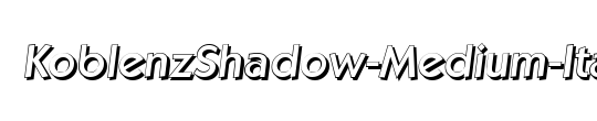 KoblenzShadow-Medium