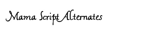 Scriptina - Alternates