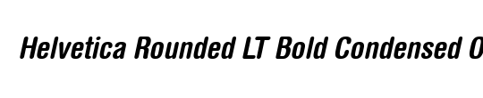 HelveticaRounded LT BoldCn