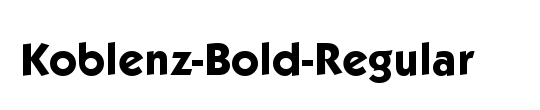 Koblenz-Bold