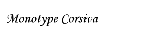 Monotype corsiva for mac