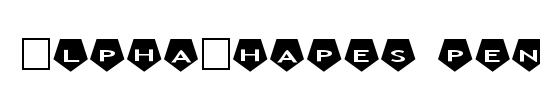 AlphaShapes hexagons