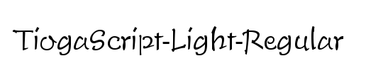TiogaScript-Light