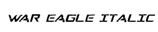 War Eagle Italic