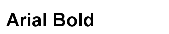 Arial Bold - Download Free Fonts