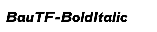 BauTF-BoldItalic