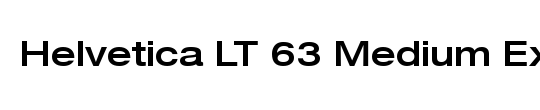 HelveticaNeue LT 53 Ex