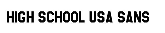 High School USA Sans
