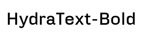 HydraText-Bold