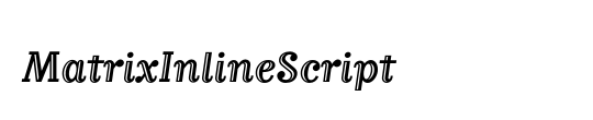 MatrixInlineScript
