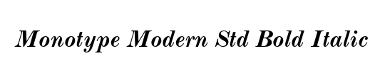 Monotype Modern