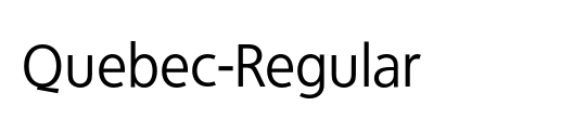 Quebec-Regular