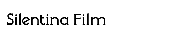 Exit font for a film