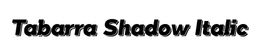 Bushido Shadow Italic