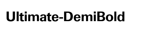 Ultimate-DemiBold