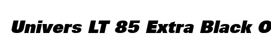 Univers LT 93 ExtraBlackEx
