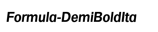 Formula-DemiBoldIta