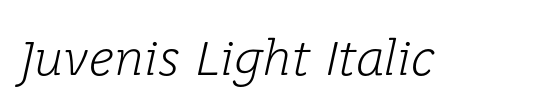 Italo Light Italic