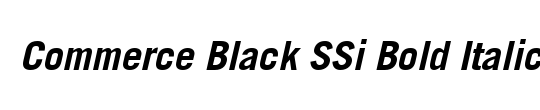 Commerce Black SSi